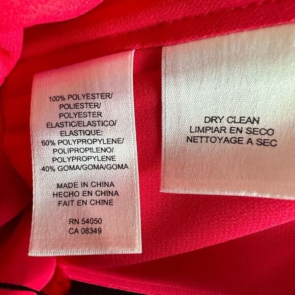 RACHEL Rachel Roy Meet Me In Montauk Strawberry Open Back Cocktail Mini Dress 2 - Picture 7 of 8